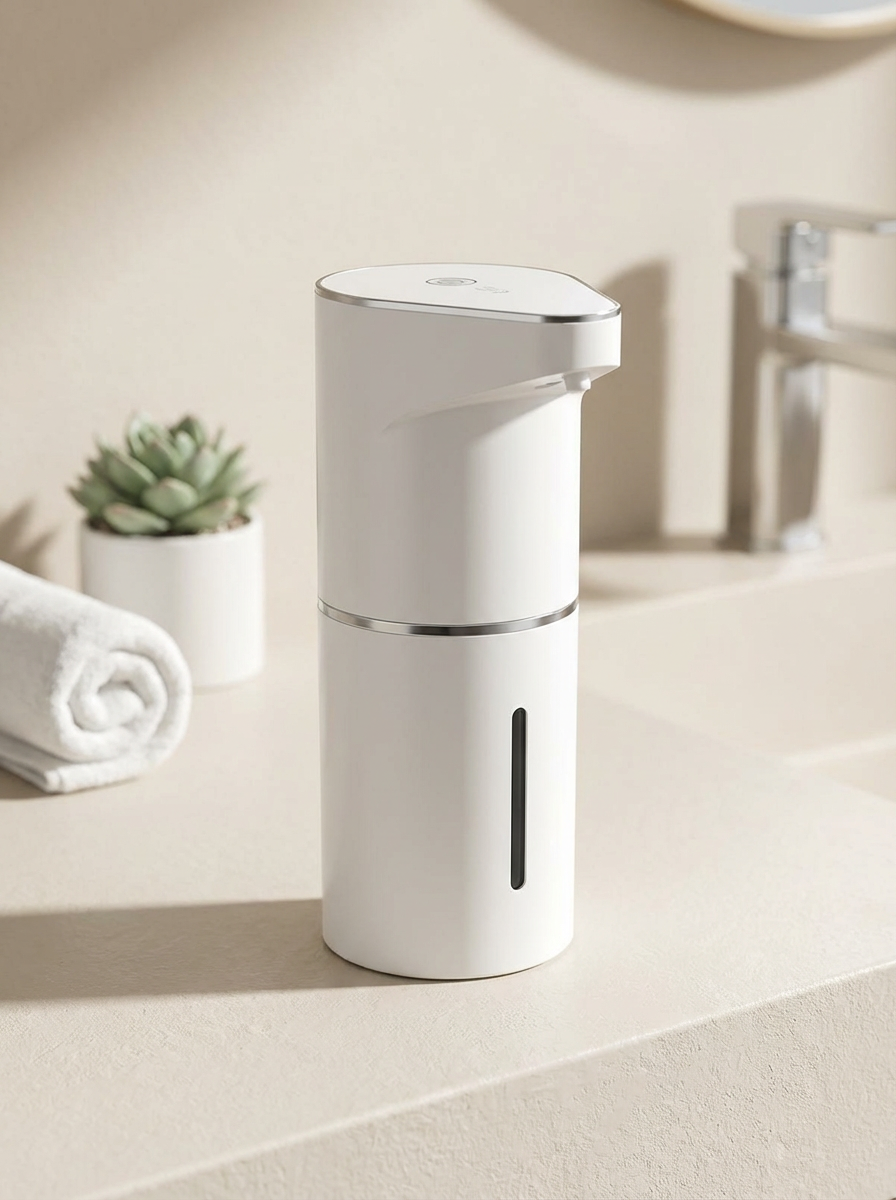 PureFoam Auto Dispenser™ | Touchless Automatic Soap Dispenser – Wall Mounted Rechargeable Foam Dispenser for Bathroom & Kitchen