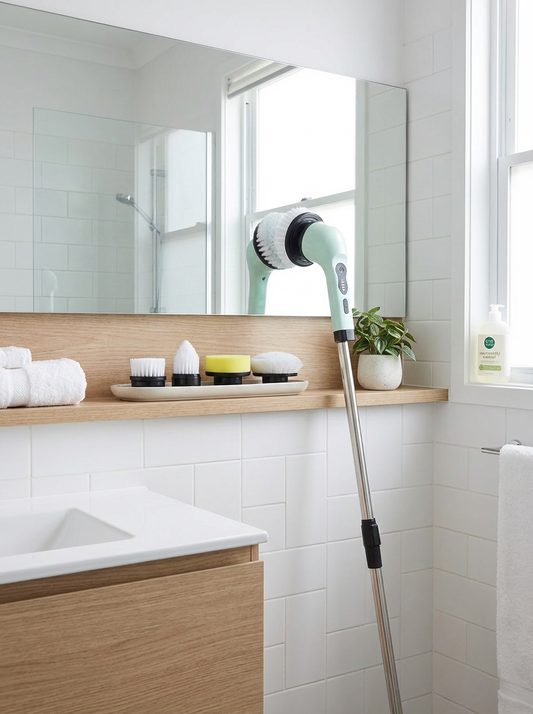 PowerClean Spin Scrubber⢠| Wireless Electric Cleaning Brush â Rotating Bathroom, Kitchen & Tile Scrubber