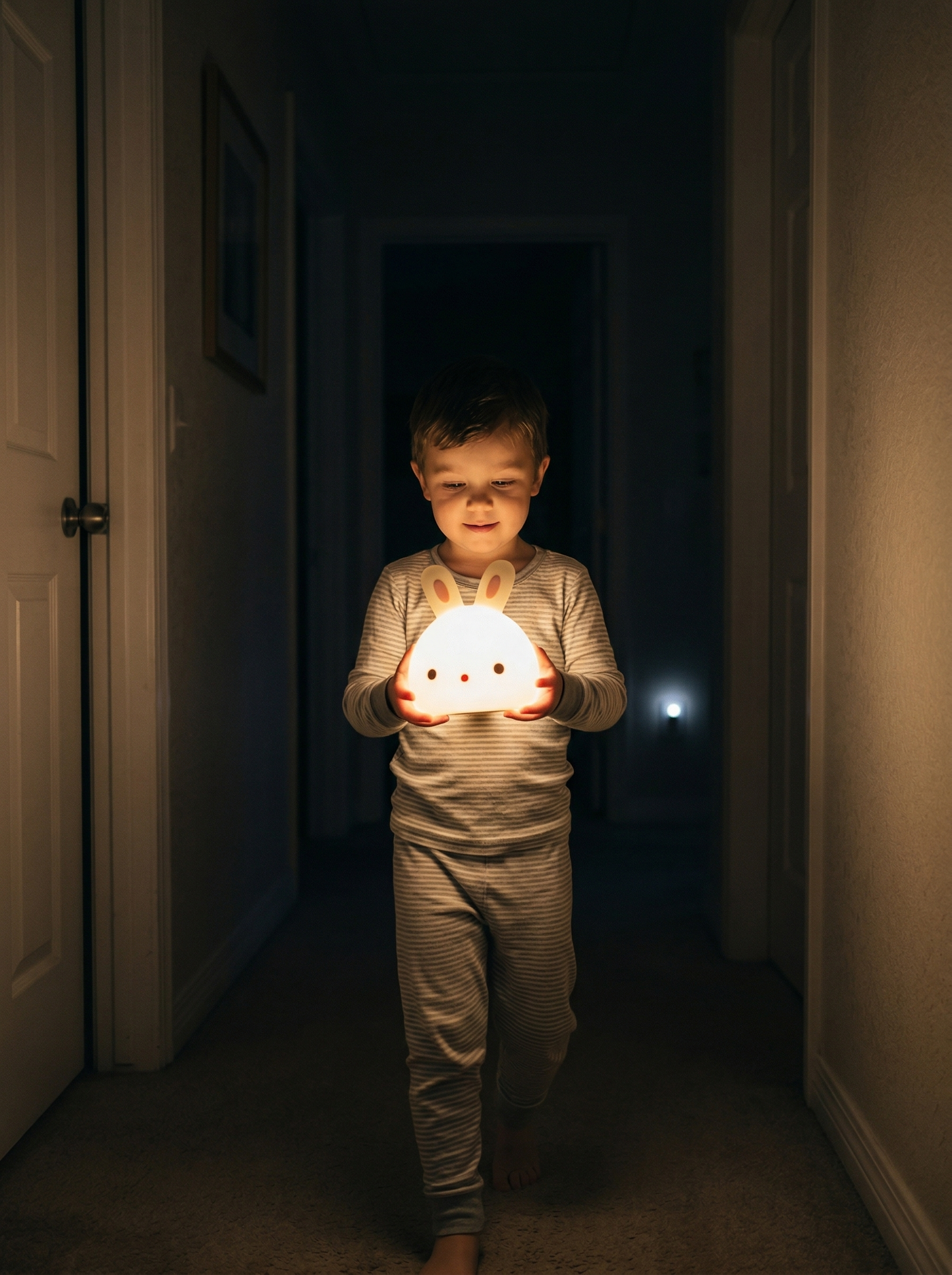 Sleepy Bunny Night Light™ | Cute Silicone Kids Night Light for Bedroom, Nursery & Baby Sleep Aid