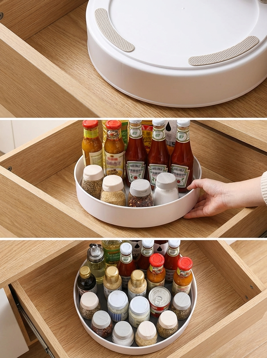 CalmDrawer Organiser Set™ | Aesthetic Drawer Organisers for Kitchen, Makeup & Home Storage (Multi-Size Tray Set)