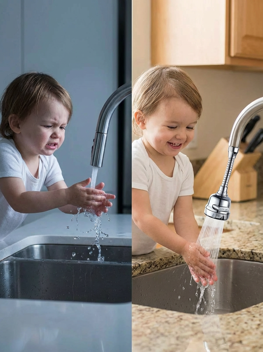 LittleFlow Faucet Extender™ | Kids Sink Tap Extender for Toddlers – Easy Hand Washing Helper for Bathroom & Kitchen