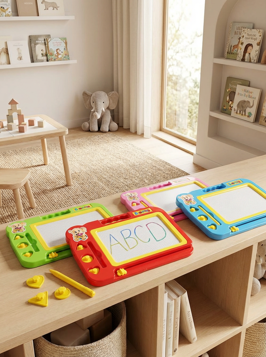 DoodleNest Magnetic Drawing Board™ | Reusable Kids Drawing Tablet – Educational Graffiti Board Toy for Toddlers & Children