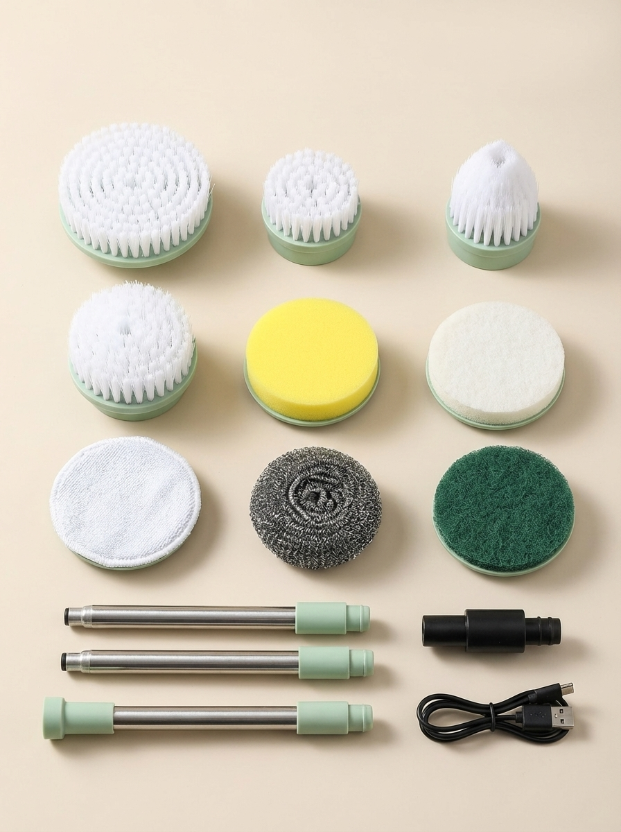PowerClean Spin Scrubber™ | Wireless Electric Cleaning Brush – Rotating Bathroom, Kitchen & Tile Scrubber