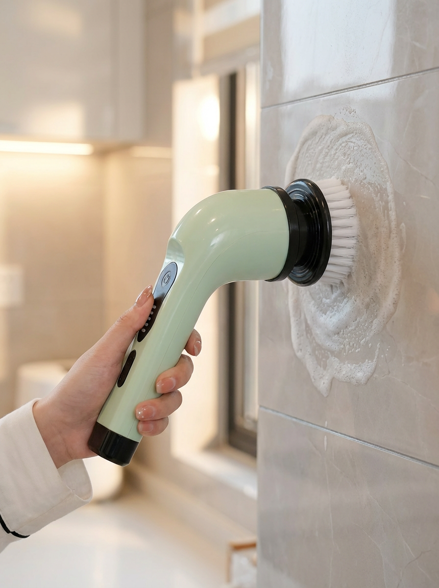 PowerClean Spin Scrubber™ | Wireless Electric Cleaning Brush – Rotating Bathroom, Kitchen & Tile Scrubber