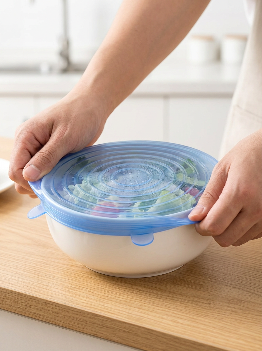SealNest Stretch Lids™ | Reusable Silicone Food Covers – Adjustable Elastic Lids for Bowls, Fruit & Containers