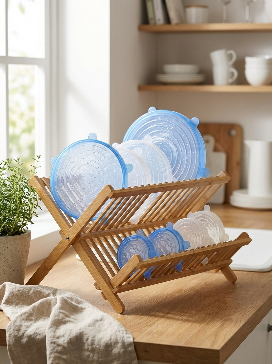 SealNest Stretch Lids™ | Reusable Silicone Food Covers – Adjustable Elastic Lids for Bowls, Fruit & Containers